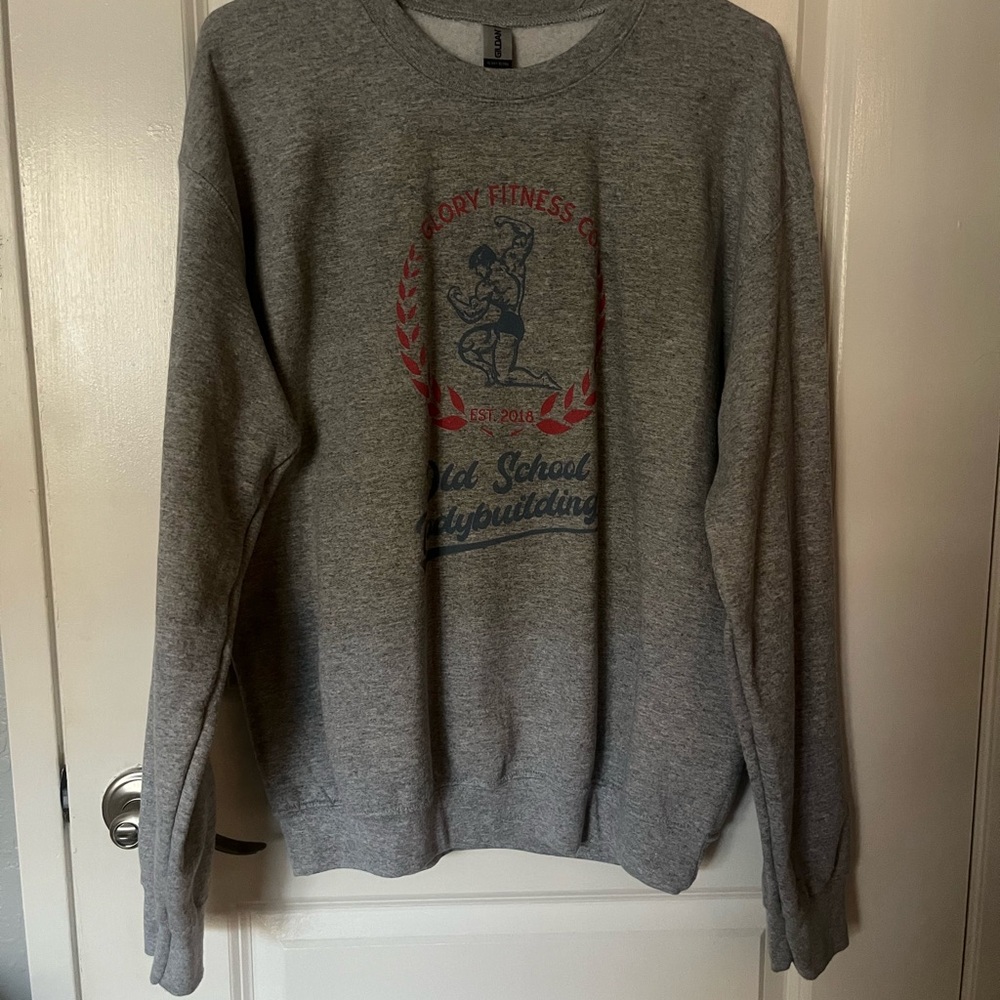 Glory Fitness grey crew neck